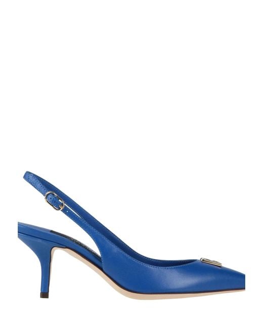 Dolce & Gabbana Blue Pointed-Toe Stiletto Heels