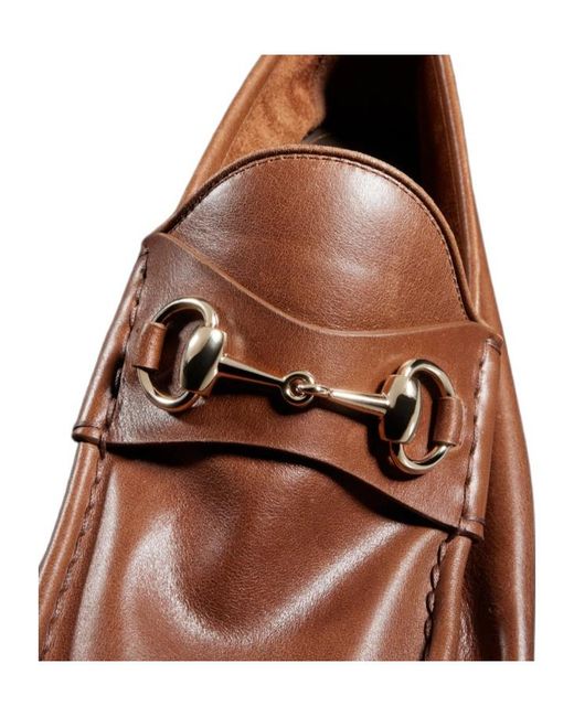 Gucci Brown Lugano Loafers for men
