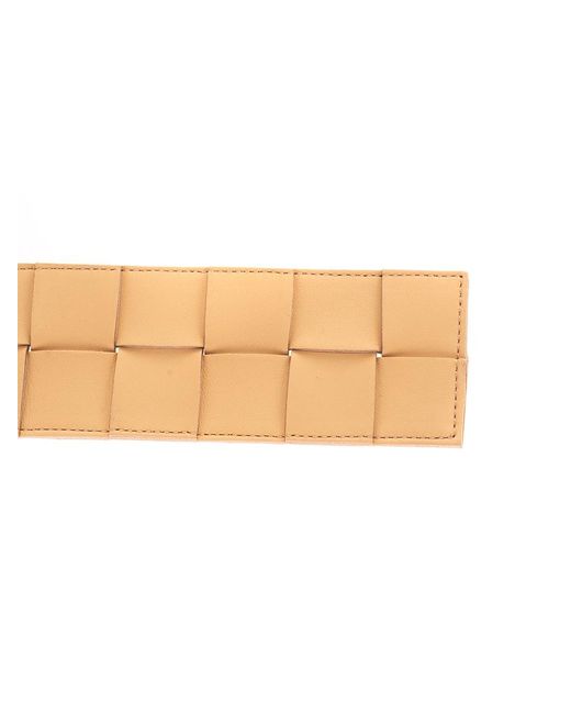 Bottega Veneta Natural Intrecciato Belt