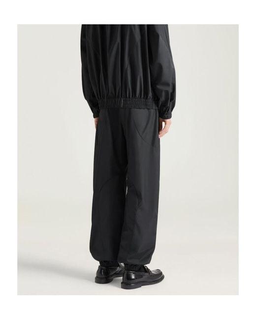 Givenchy Black Couture Seam Cut-Out Joggers for men