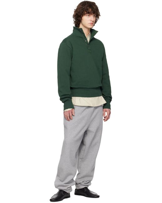 Entire studios Gray Elasticated Cuff Joggers for men