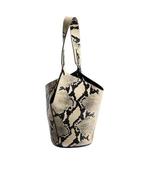 Khaite Metallic Printed Tote Bag
