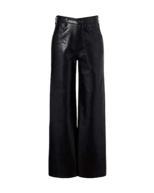 Citizens of Humanity Black Ayla High-Rise Wide-Leg Pants