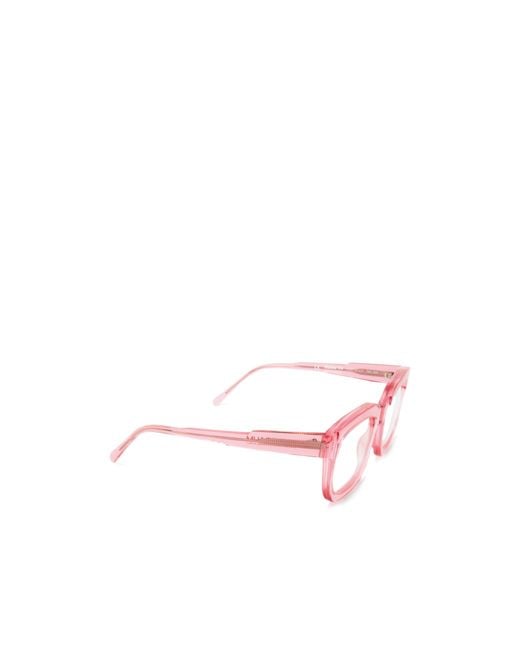 Kuboraum Pink K4 Square-Frame Glasses for men
