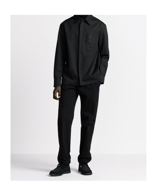 Dior Black Straight-Leg Elasticated Waist Pants for men