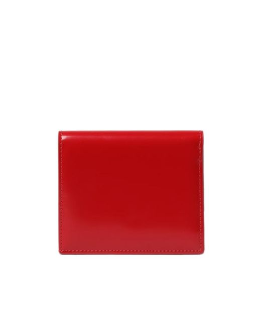 Ferragamo Red Horsebit Buckle Flip Wallet