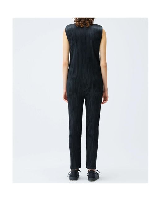 Pleats Please Issey Miyake Black Pleats Please Issey Miyake Monthly Colors September Jumpsuit