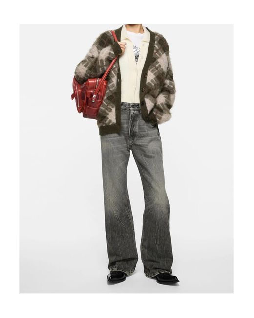 Acne Gray Regular Fit Jeans