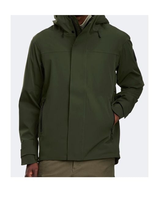 Canada Goose Green Rupert Rain Jacket for men