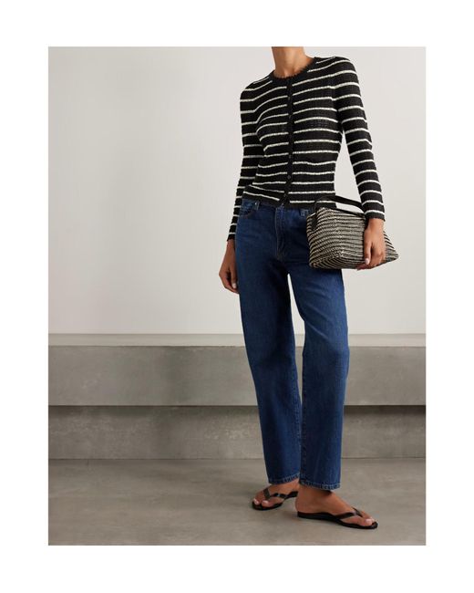 Doen Black Long-Sleeved Cardigan