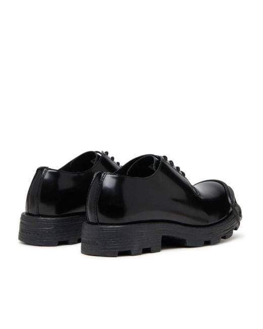 DIESEL Black D-Hammer Lace-Up Derby Shoes for men