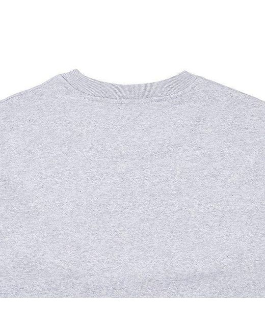 Maison Kitsuné White Round Neck Sweater for men