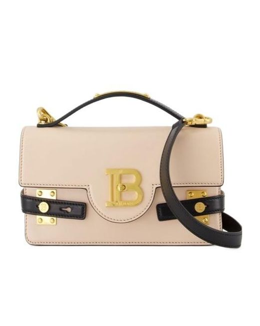 Balmain Metallic B Buzz 24 Crossbody Bag