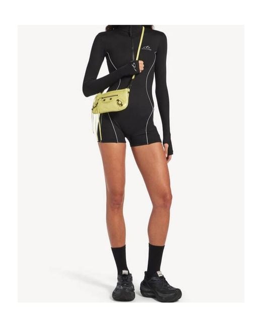 Balenciaga Metallic Le City Pouch On Strap