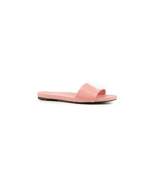 Prada Pink Open-Toe Slippers