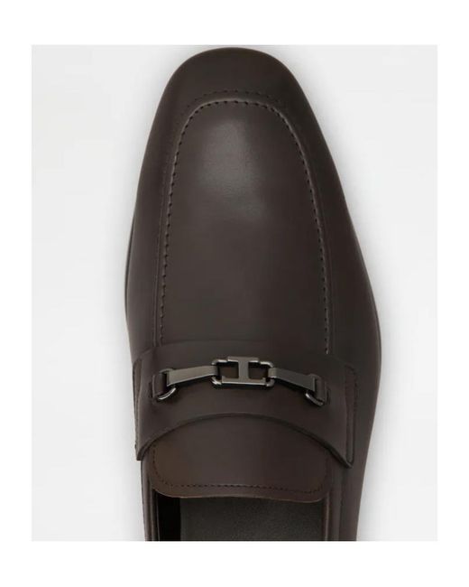 Tod's Black Leather Loafers for men