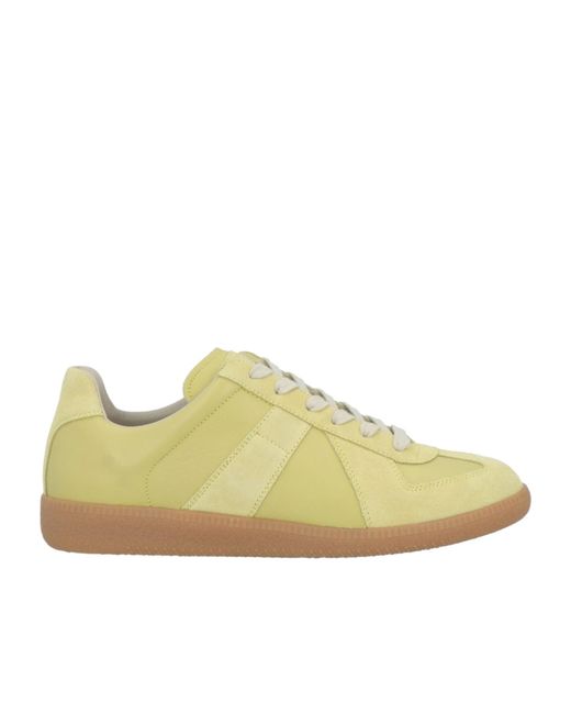 Maison Margiela Green Low-Top Sneakers