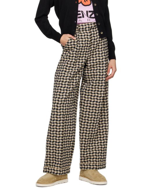 KENZO Black V-Neck Buttoned Knitted Cardigan