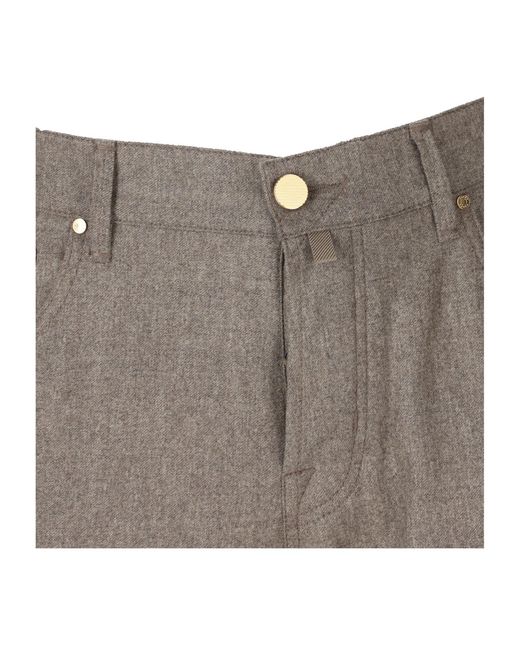 Jacob Cohen Gray Slim-Fit Pants for men