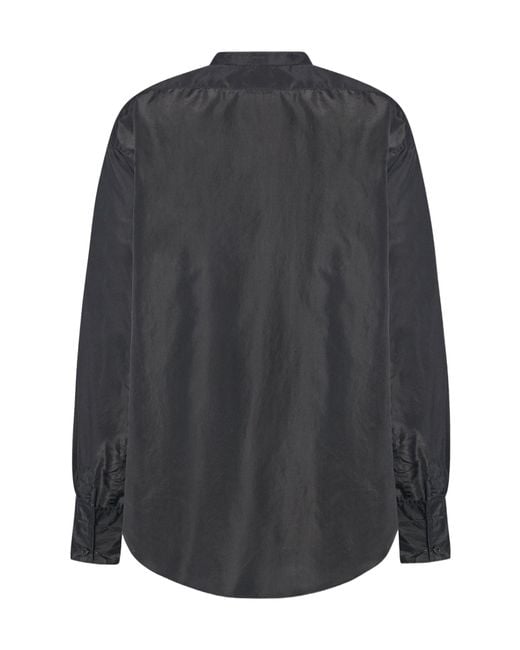 The Row Gray Long-Sleeved Shirt