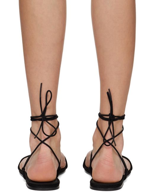 Totême White Totême Sqaure Toe Sandals