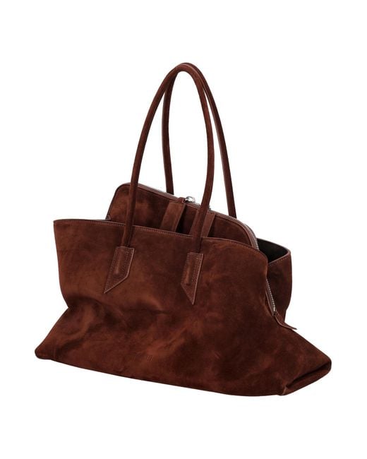 The Attico Green The La Passeggiata Medium Tote Bag