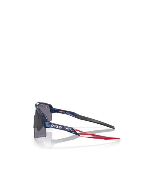 Oakley Blue Sutro Lite Sweep Shield Sunglasses for men