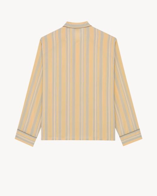 Saint Laurent Natural Pajama Top for men