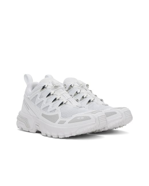 Salomon Lab White Salomon Acsog Mesh Trail Sneakers for men