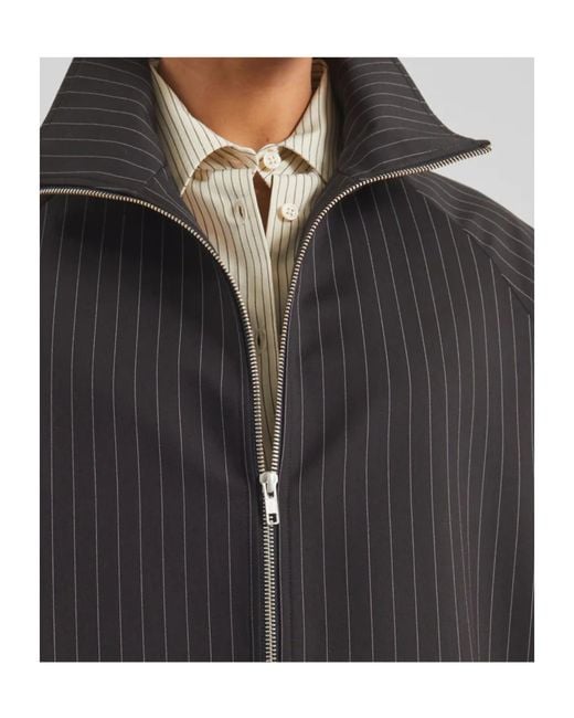 Frankie Shop Black Long-Sleeved Casual Jacket