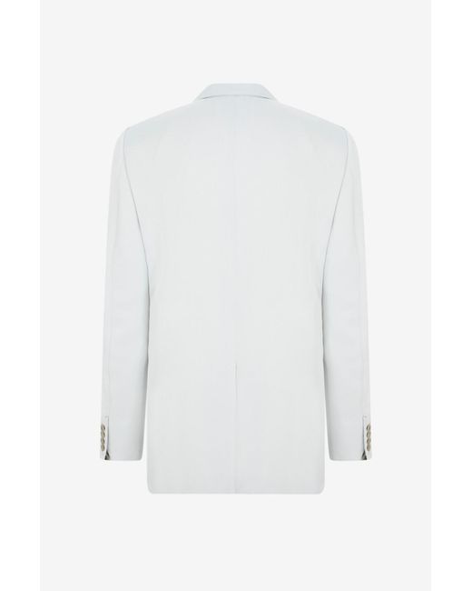 Tom Ford White Long-Sleeved Suit Jacket for men