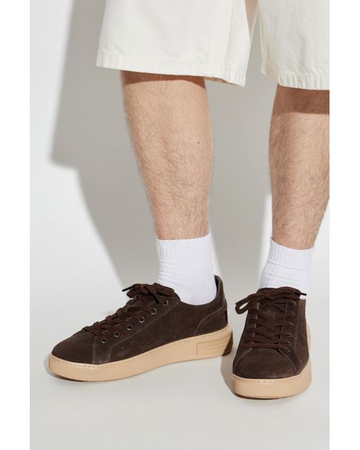 Bally Brown Lift Perforated Low-Top Sneakers for men