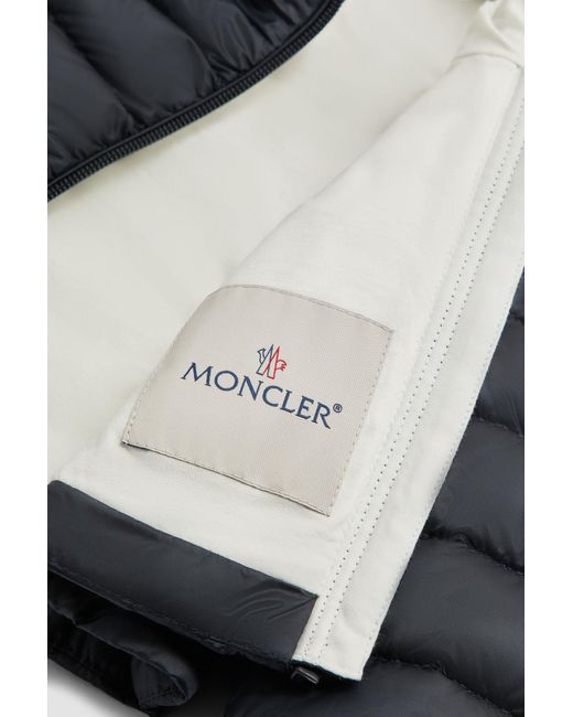 Moncler Blue Ige Hooded Down Jacket