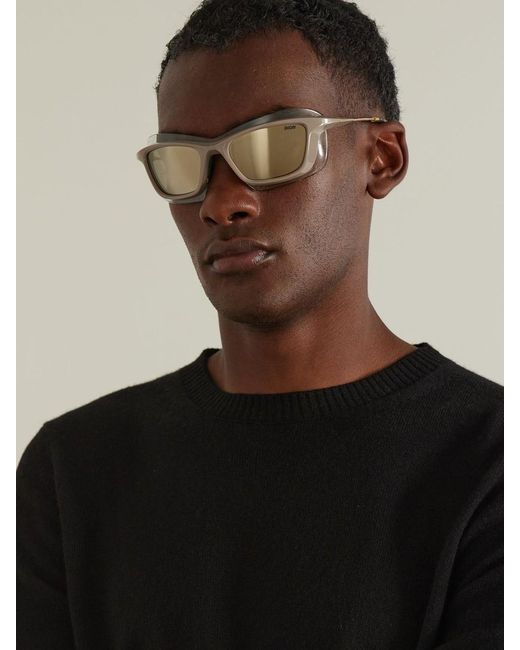 Dior White Logo Sunglasses for men