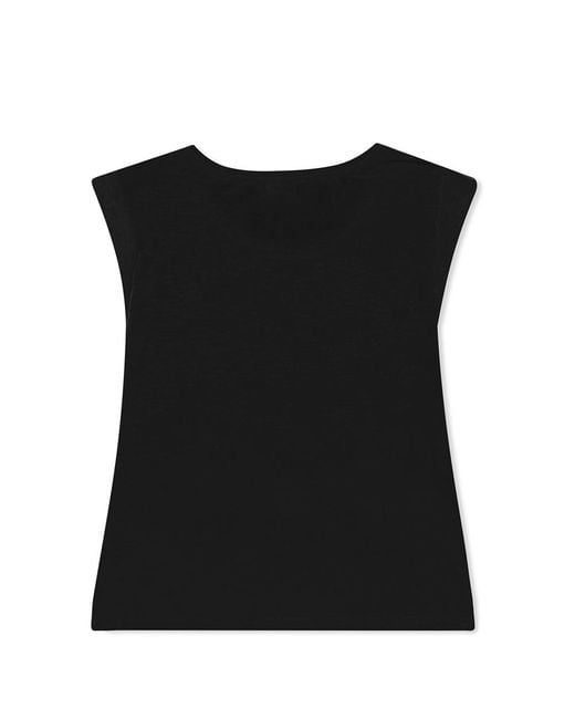 Iceberg Black Printed Sleeveless T-Shirt