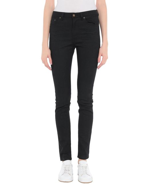 Saint Laurent Black Pockets Skinny Jeans