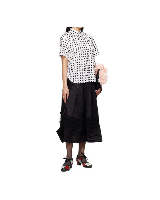 Comme des Garçons Black Elastic Waist Skirt