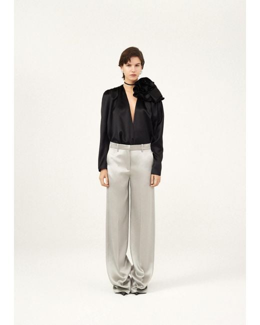 Magda Butrym Black Long-Sleeved Shirt