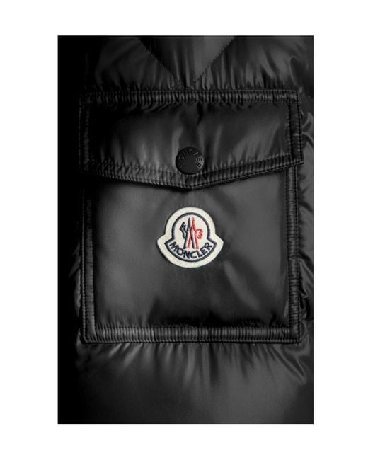 Moncler Black Ecrins Padded Zip-Up Jacket for men