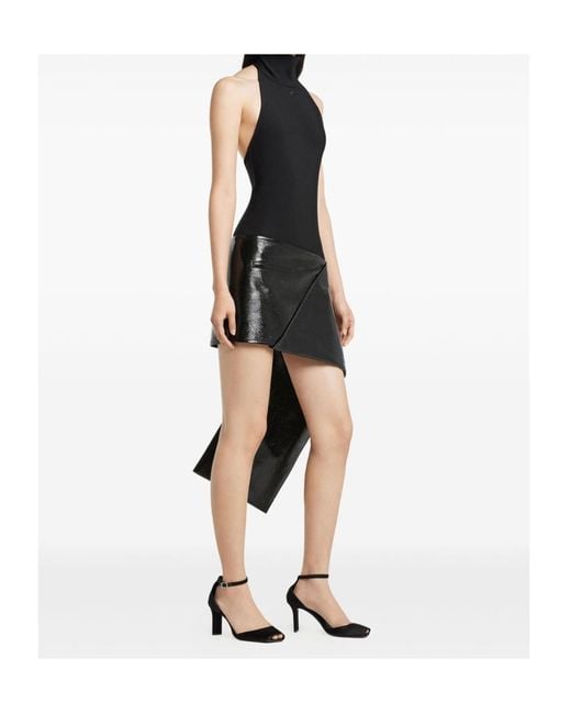 Courreges Black Backless Bodysuit