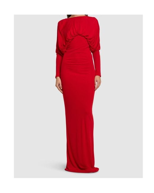16Arlington Red Long Sleeve Dress
