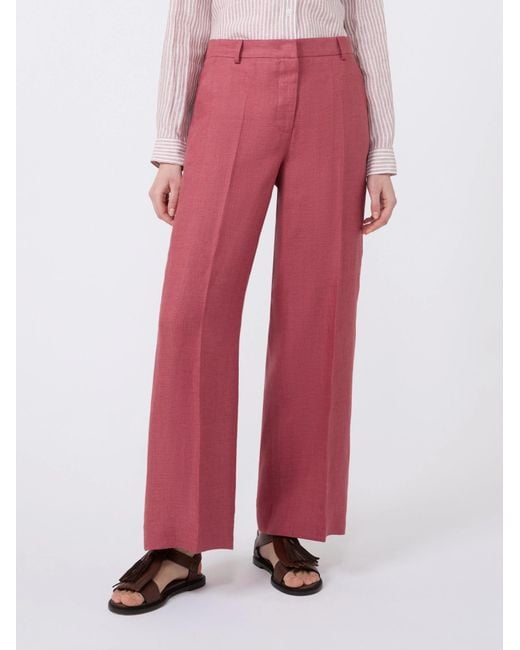 Weekend by Maxmara Pink Belt Loop Casual Pants