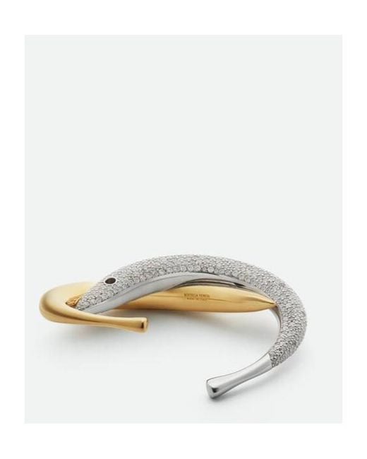 Bottega Veneta White Sardine Bracelet