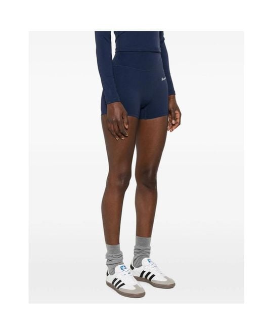 Sporty & Rich Blue Tight Shorts