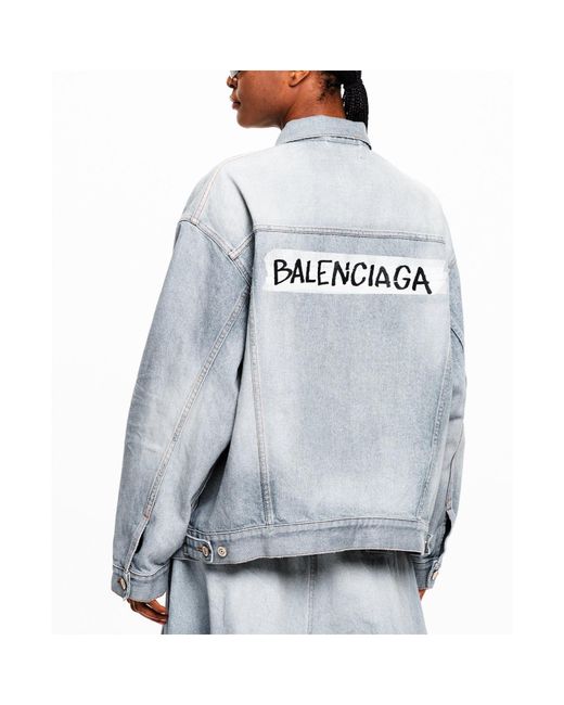 Balenciaga Blue Denim Jacket