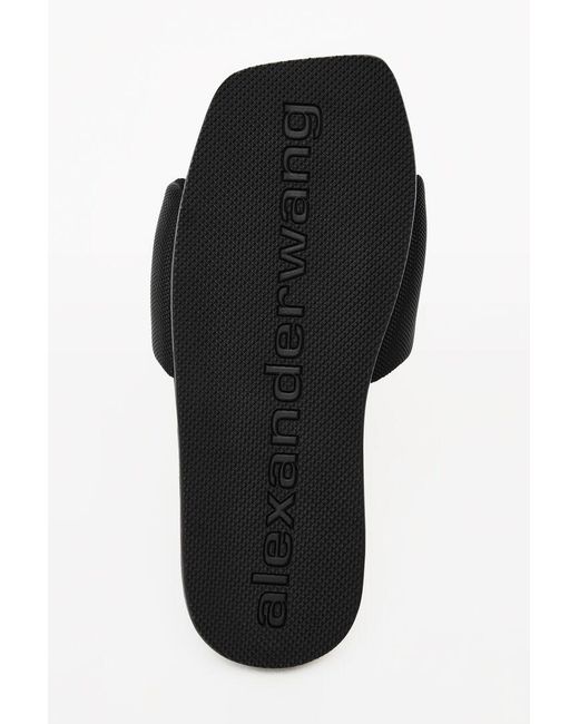 Alexander Wang Black Aw Pool Slides