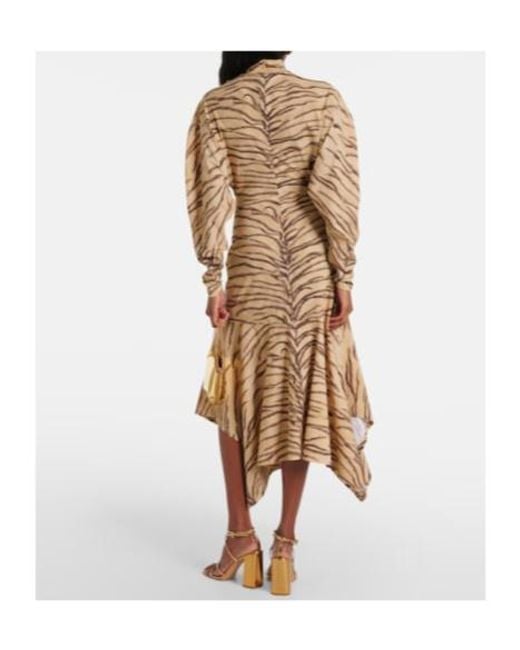 Stella McCartney Natural Jersey Midi Dress