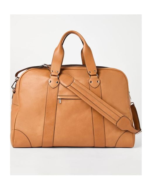 Brunello Cucinelli Brown Vachetta Bag for men