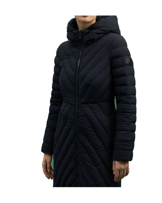 Peuterey Black Kenex Ag Coat