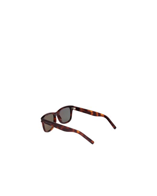 Saint Laurent White Eyewear Sl 51 Rectangular Sunglasses for men